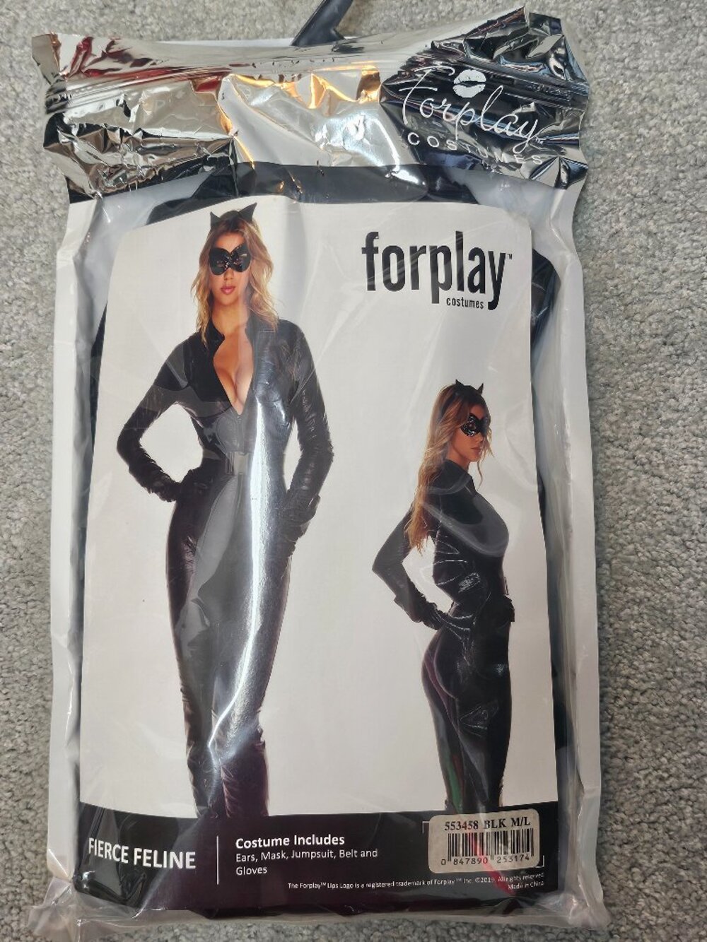 Fierce Feline Sexy Halloween Costume - Never Worn - Size M/L